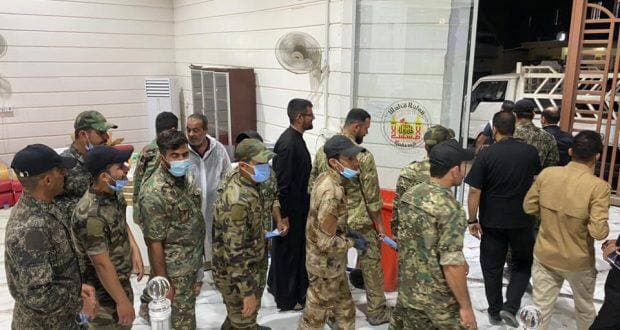 الحشد الشعبي ينظم حملة للتبرع بالدم لمصابي مستشفى ابن الخطيب