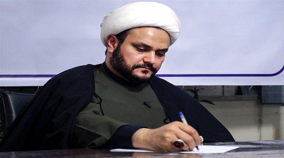 الشيخ الكعبي معزيا بضحايا حادثة انهيار مزار قطارة الإمام علي عليه السلام