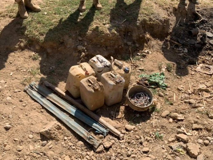 الحشد والجيش يعثران على كدس عتاد لـداعش جنوب غرب كركوك