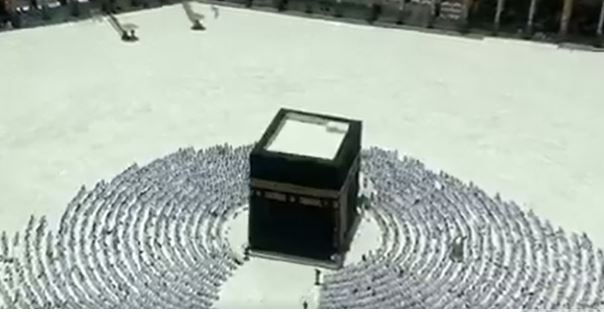 الثانية خلال هذا العام … الشمس تتعامد على الكعبة المشرفة وتخفي ظلها