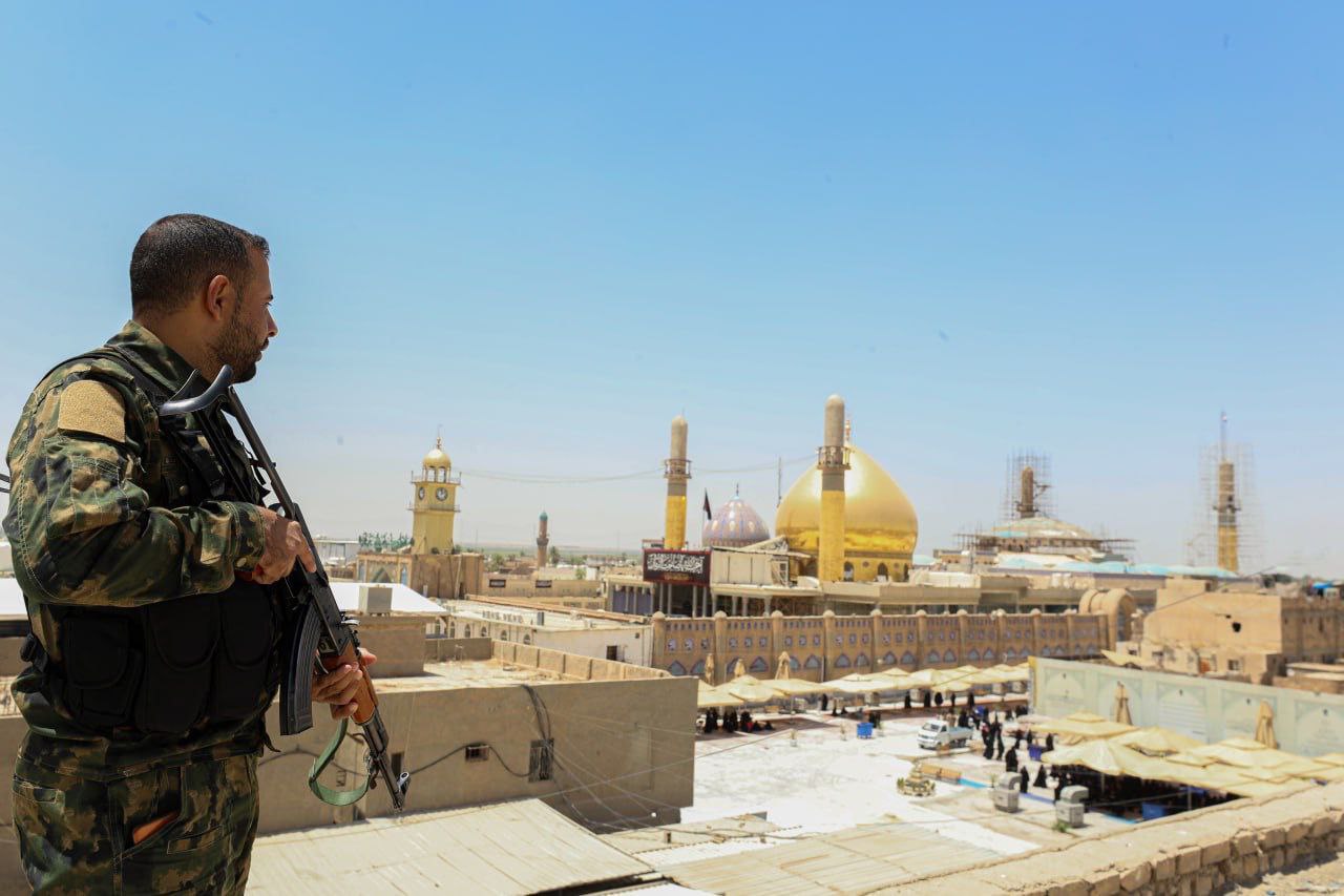 اللواء 36 بالحشد الشعبي يعزز انتشاره في مداخل العتبة العسكرية المقدسة في سامراء